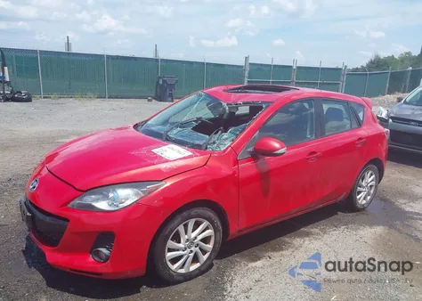 2013 Mazda Mazda3 I Grand Touring z USA, uszkodzony, nr VIN JM1BL1M70D1737230